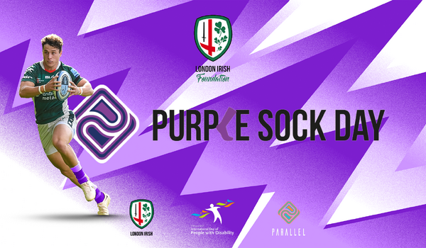 London Irish to wear Purple Socks to highlight disability inclusion
